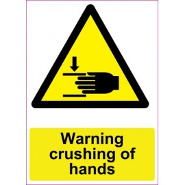 Lipdukas Warning crushing of hands